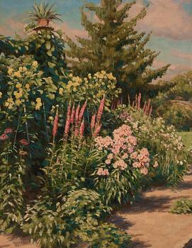 Johan Krouthén, In the gardens.