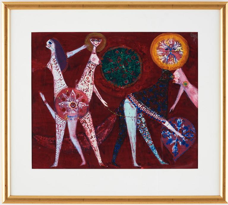 Max Walter Svanberg, signed Max Walters and dated -59, gouahce.