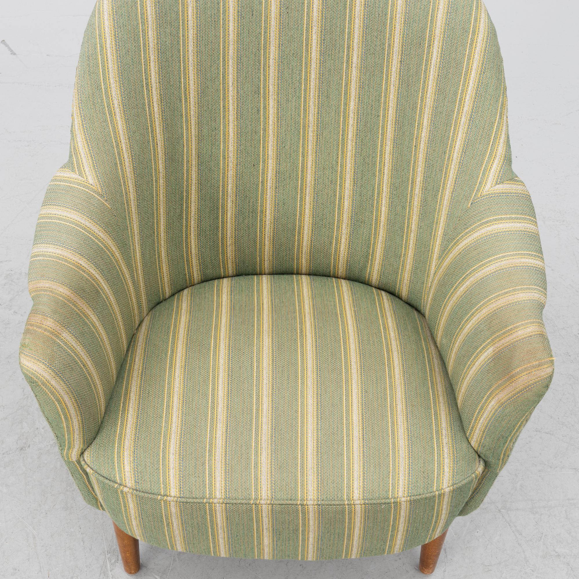 Carl Malmsten, a 'Samsas' armchair, second half of the 20th century.