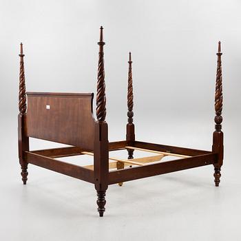 A 'Regency' bed frame, possibly Ralph Lauren, 2000s.