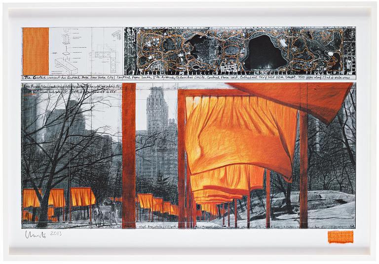 Christo & Jeanne-Claude, "The Gates, Central Park, New York".