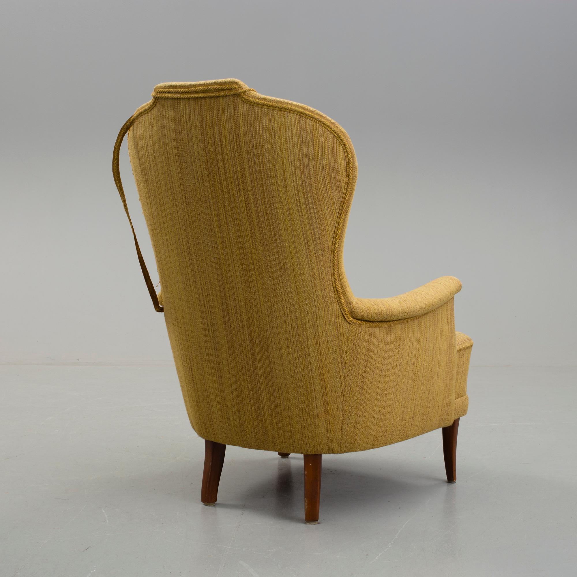 FÅTÖLJ, "Farmor", Carl Malmsten, 1900-talets andra hälft.