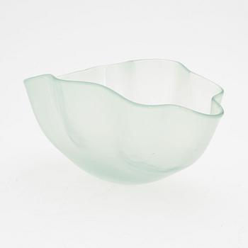 Sven Palmqvist, a signed 'Kantara' glass bowl, Orrefors.