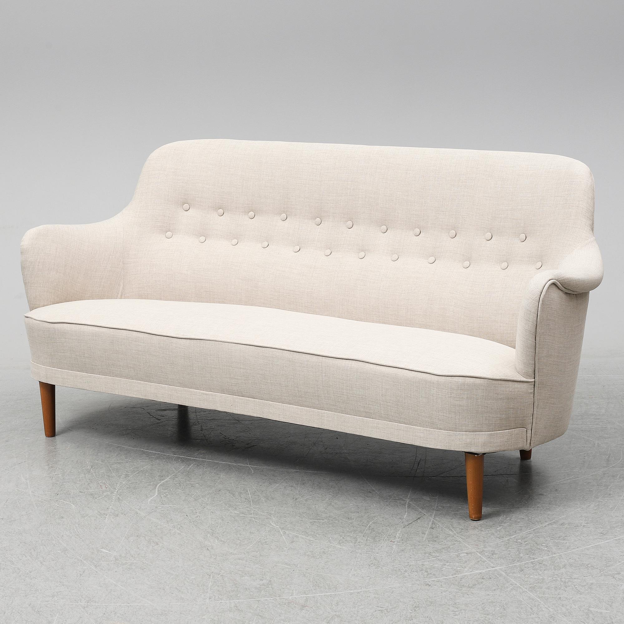 CARL MALMSTEN, soffa, "Samsas", AB O H Sjögren, 1900-talets andra hälft.