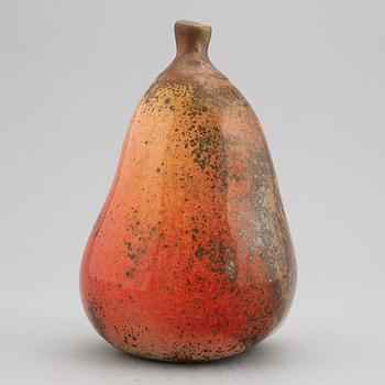 HANS HEDBERG, a faience sculpture of a pear, Biot, France.