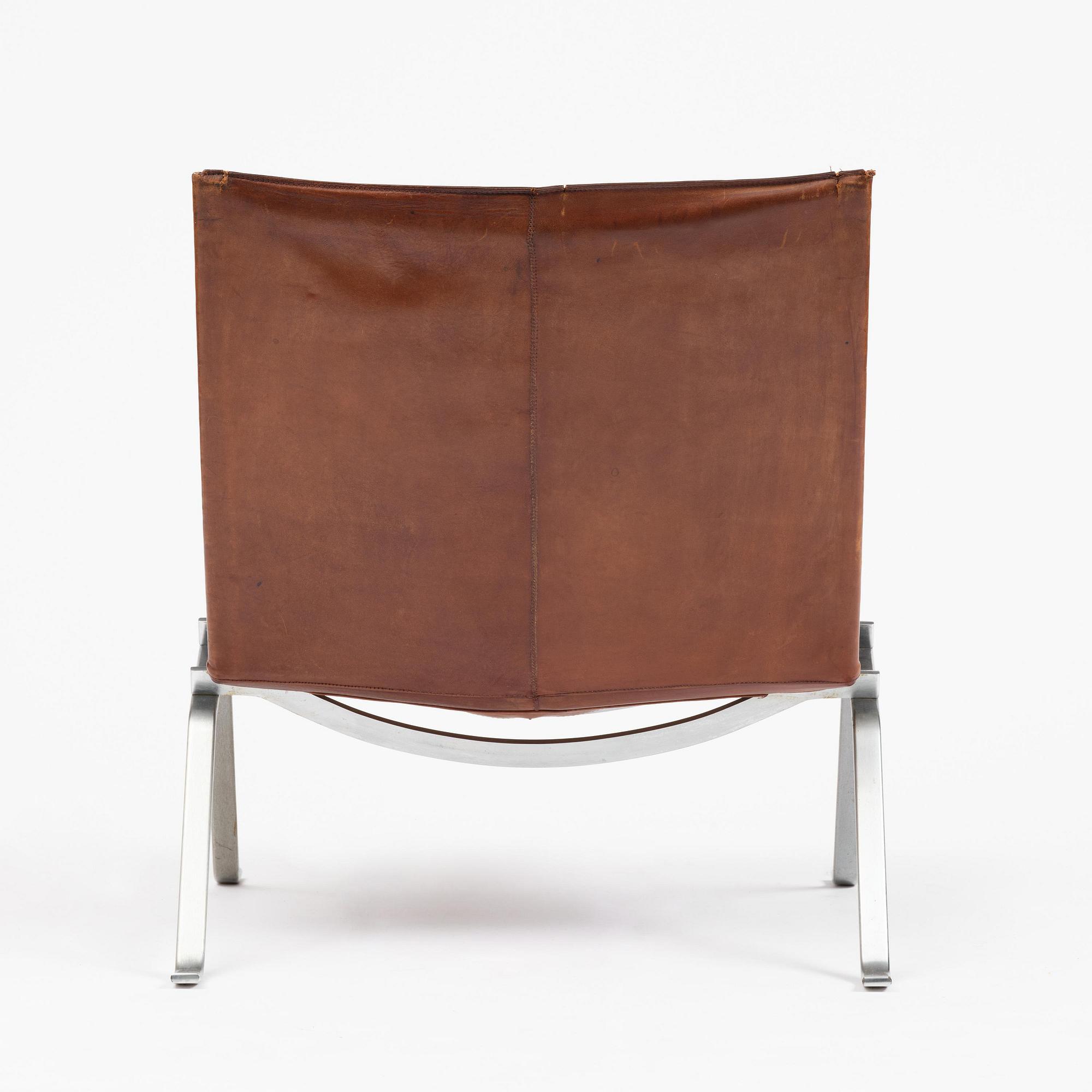 Poul Kjaerholm, a "PK22" easy chair, E. Kold Christensen, Denmark.