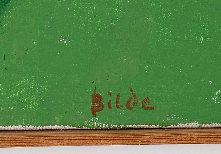 Max Bilde, olja på duk, signerad och daterad -76.