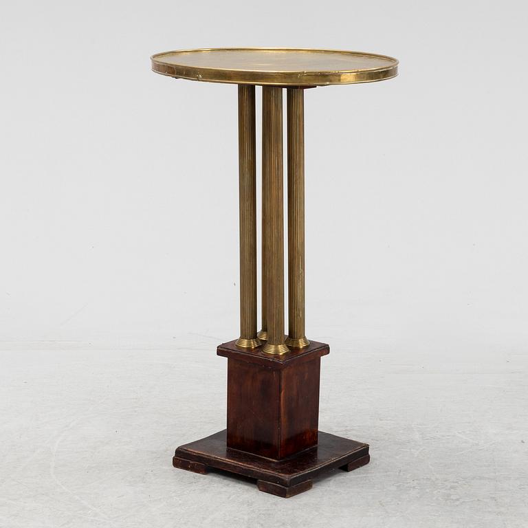 A brass side table, 1920's/30's.