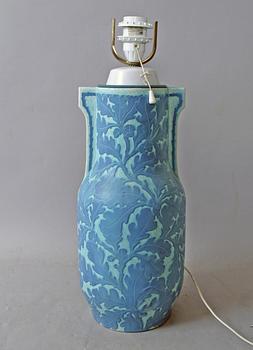 BORDSLAMPA, stengods. Josef Ekberg, Gustavsberg 1915.