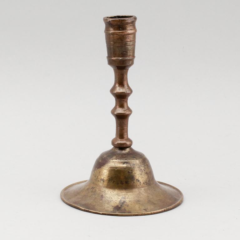 LJUSSTAKE, brons 1500-/1600-tal.