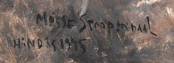 Mosse Stoopendaal, oil on canvas signed and dated 1945.