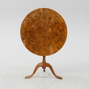 A Swedish tilt top table, early 19th Century.
