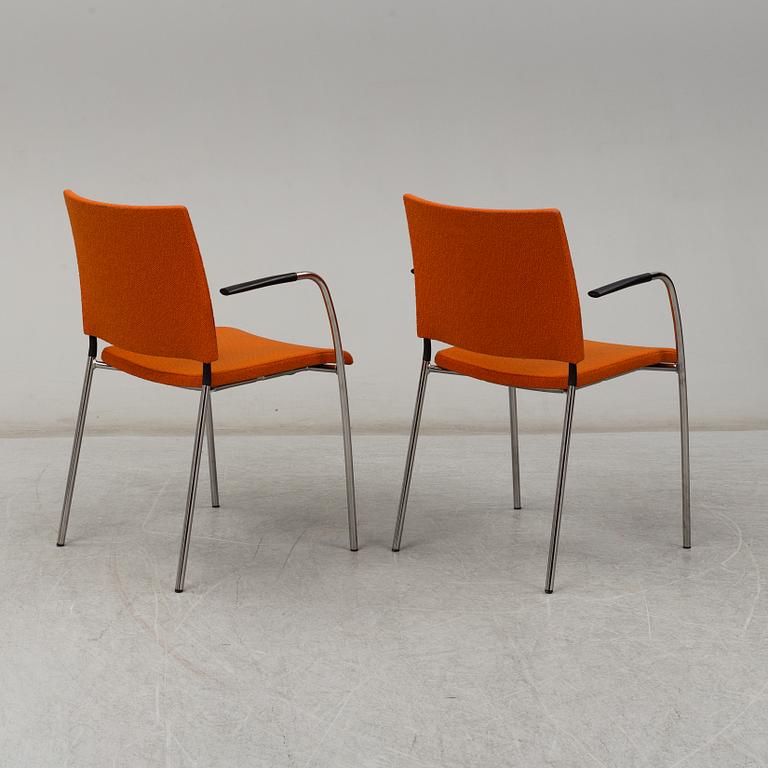 JOHANNES FOERSOM & PETER HIORT-LORENZEN,CHAIRS 8 st, 'Spira' for Lammhults Sweden.