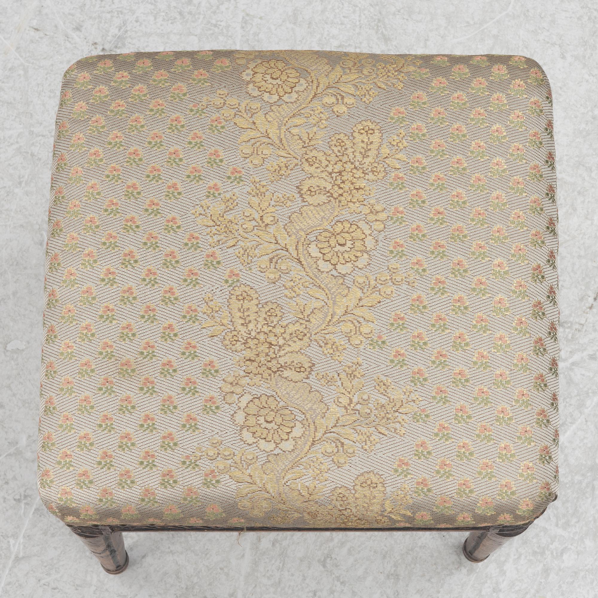 Stool, Gustavian, late 18th century.