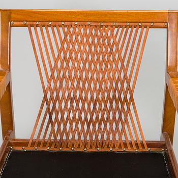 Carl Gustaf Hiort af Ornäs, a pair of late 1950s 'Rialto' open armchairs, Puunveisto Oy - Träsnideri Ab, Finland.