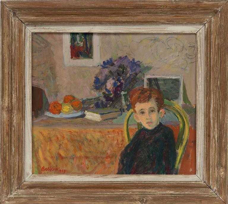 Bo Beskow, Portrait in half-figure.