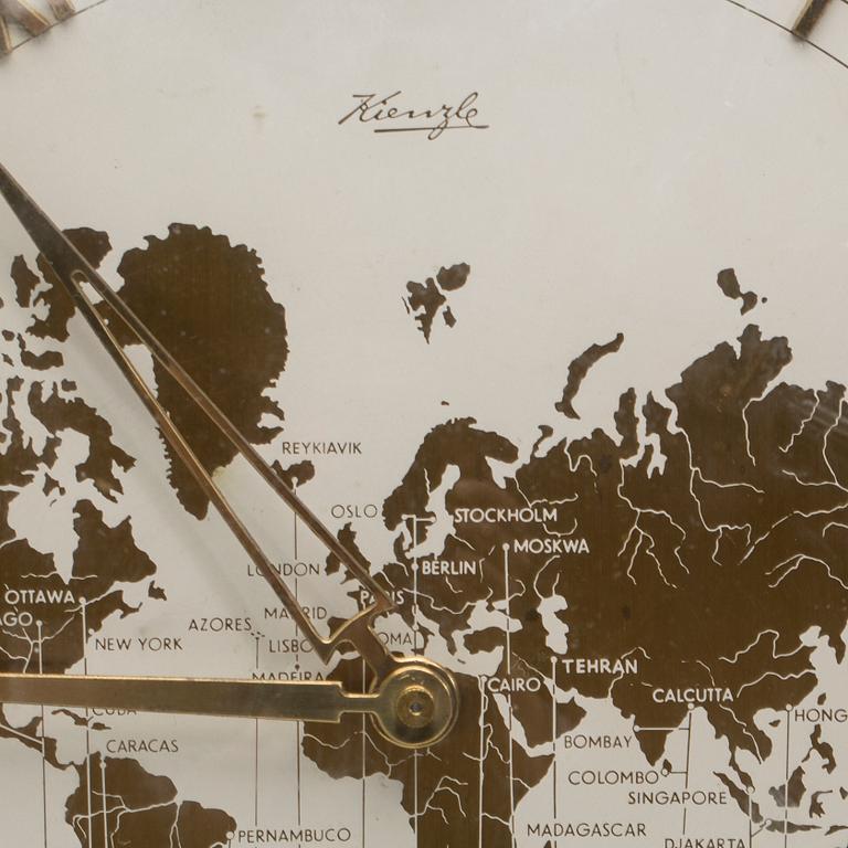 BORDSUR, sk världsur, Kienzle, Tyskland.