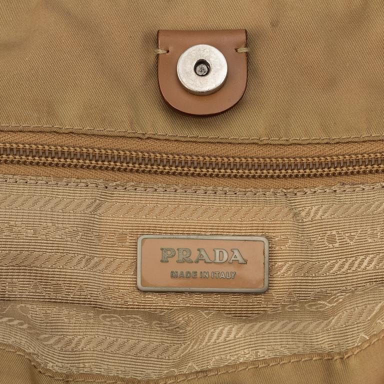 Prada, a nylon handbag.