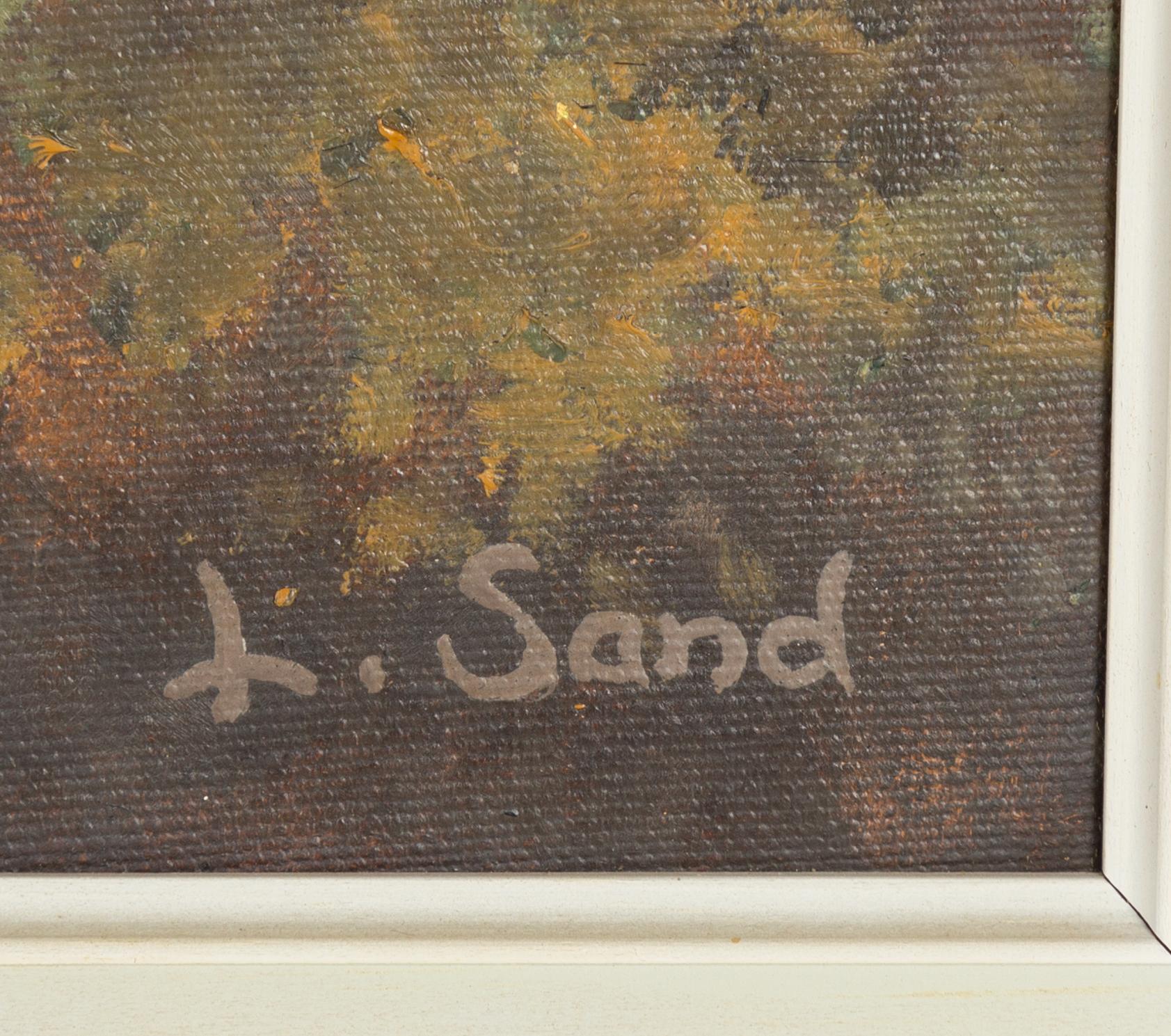 Lennart Sand, oil on canvas, signed.