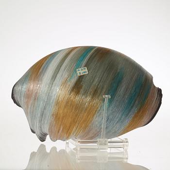 A Toots Zynsky 'filet-de-verre' glass bowl, Seattle, USA.