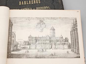 BÖCKER, 4 vol., E. Dhalberg, "Suecia antiqua & Hodierna", 1800-talets andra hälft.