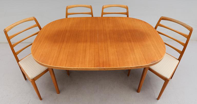 MATGRUPP, 5 delar, Bertil Fridhagen, Bodafors, 1960-tal.
