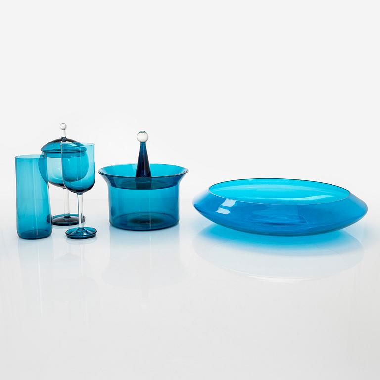 Nanny Still, a 15-piece 'Harlequin' glassware for Riihimäen Lasi Oy.