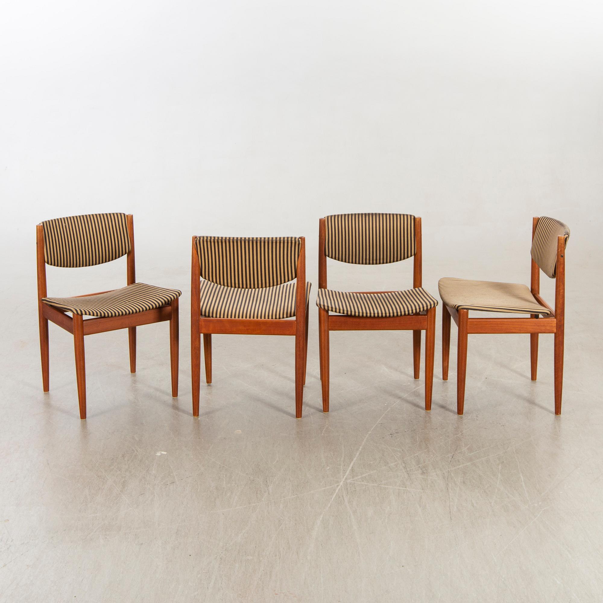 Chairs, Finn Juhl, Four st, 1960s
France Daverkosen.