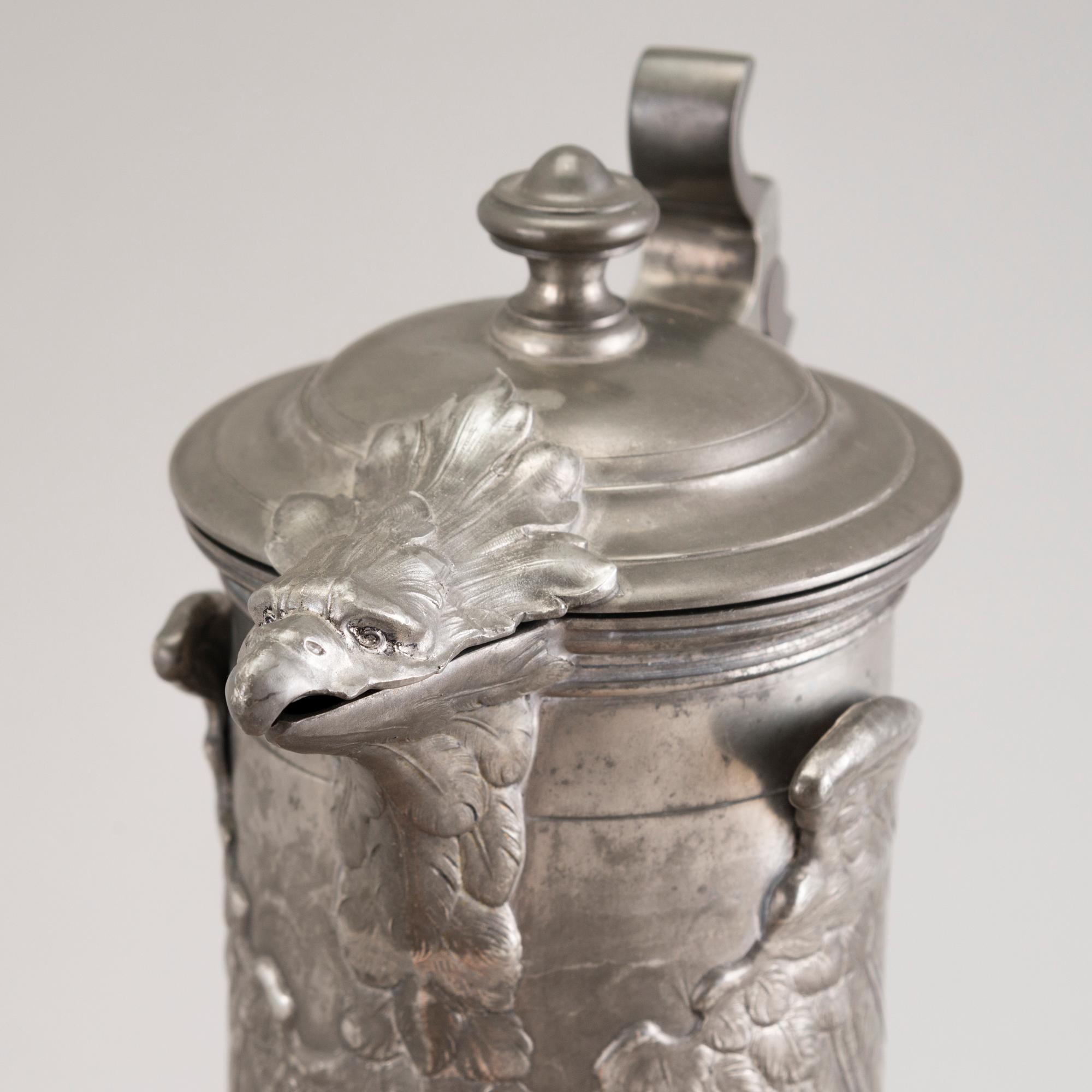 VINKANNA/ TILLBRINGARE, tenn, Kayserzinn, Jugend, 1900-talets första kvartal.