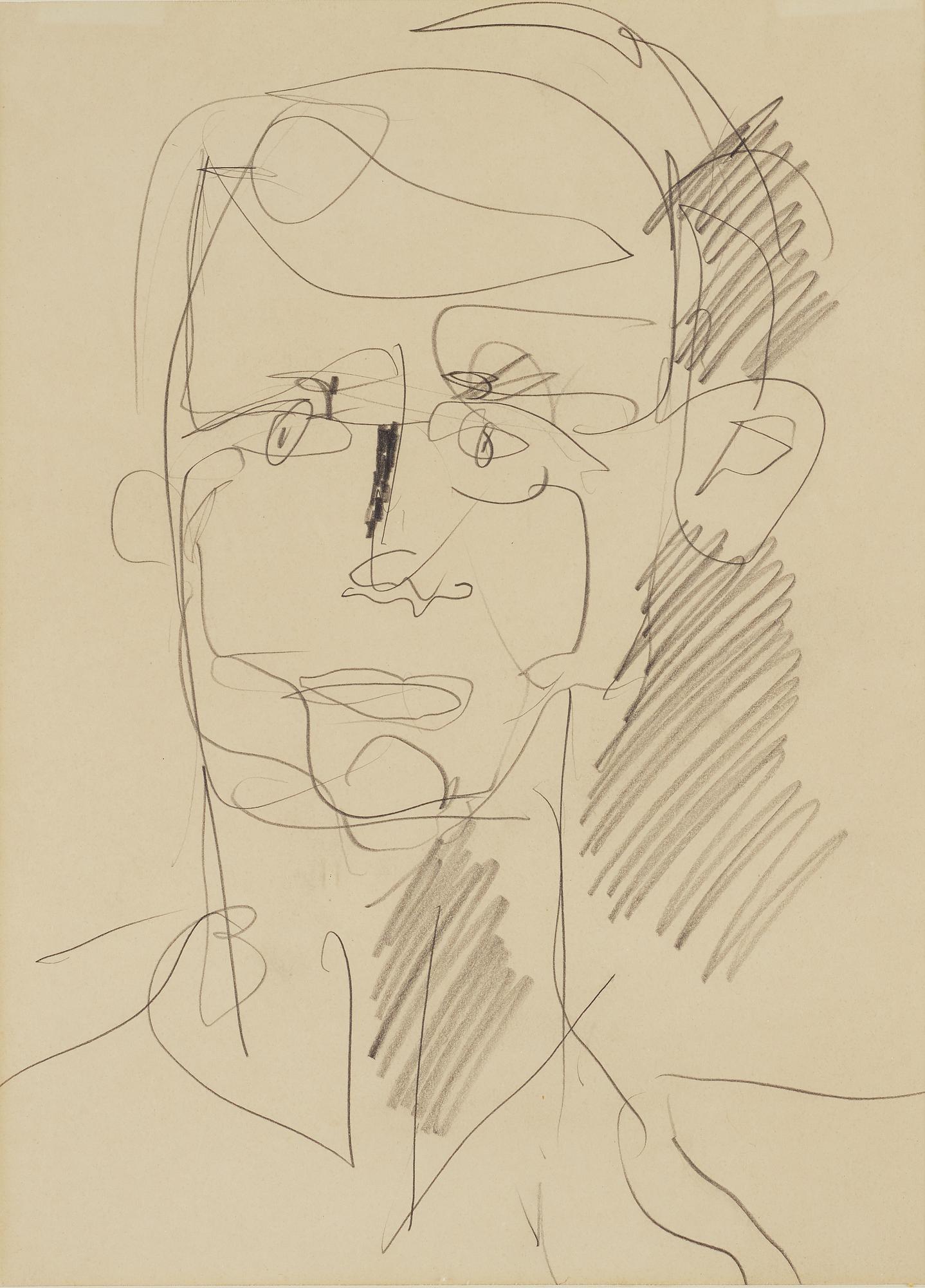 SIRI DERKERT, blyertsteckning.