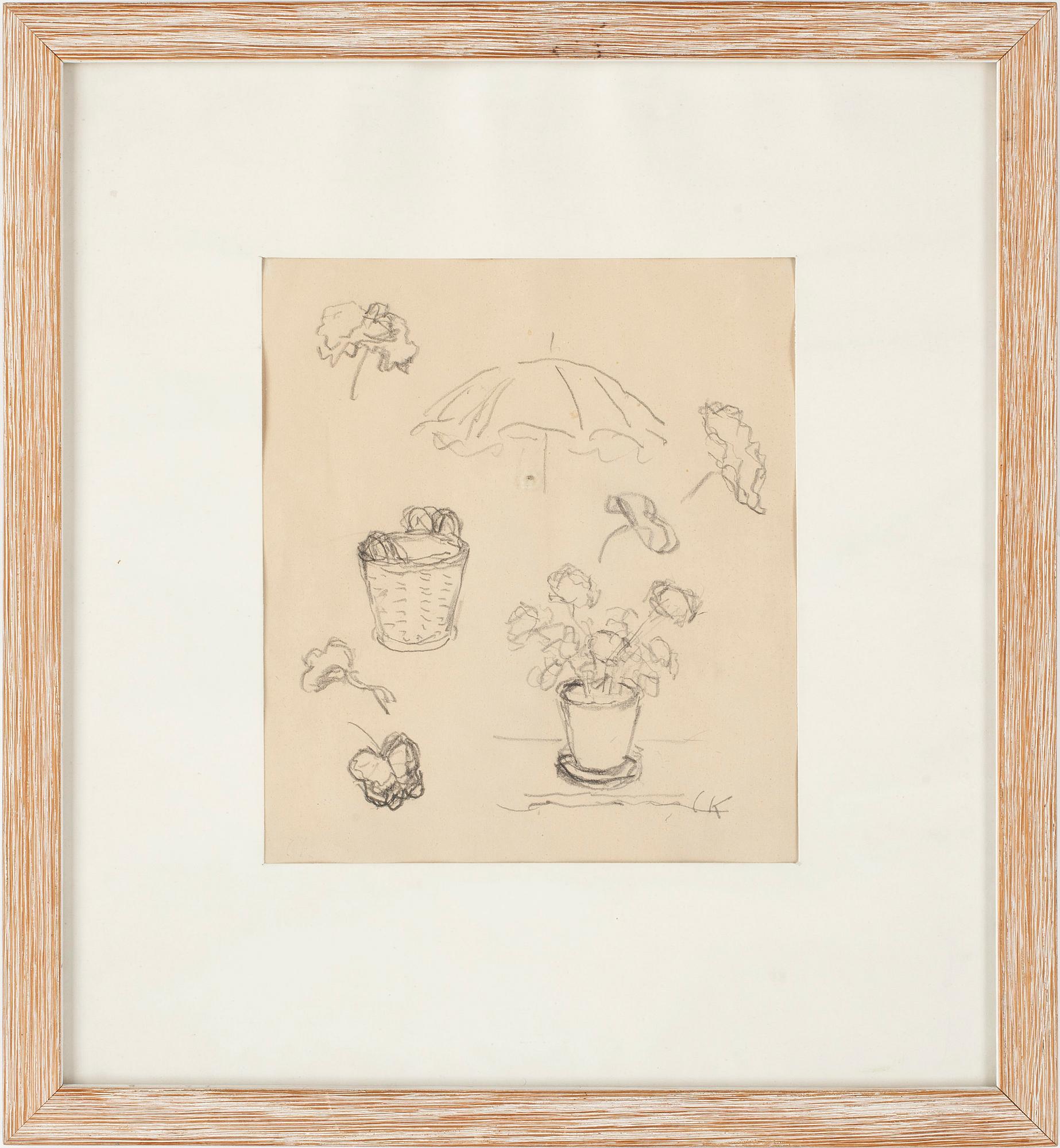 CARL KYLBERG, teckning, monogramsignerad.