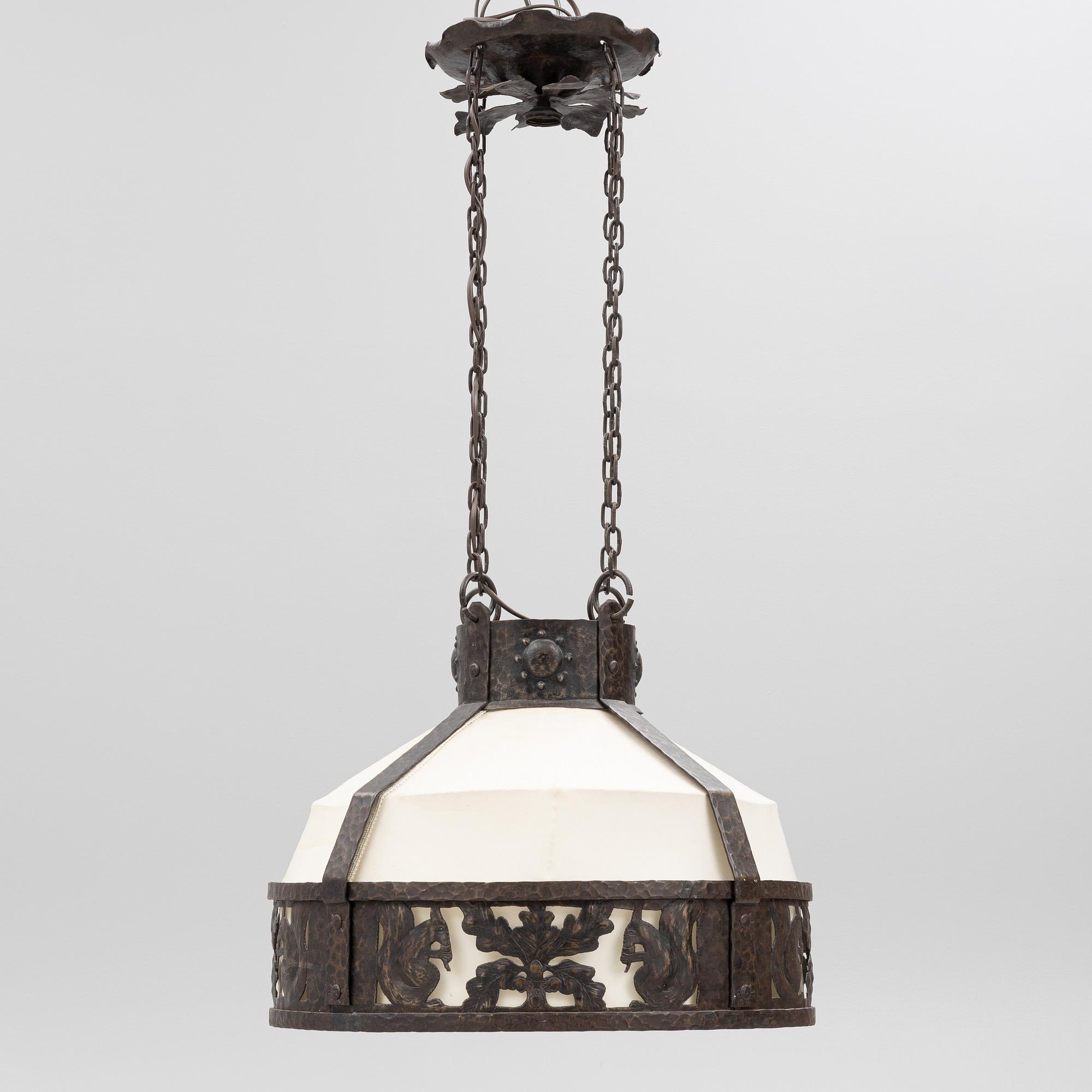 Taklampa, jugend, 1900-talets början.