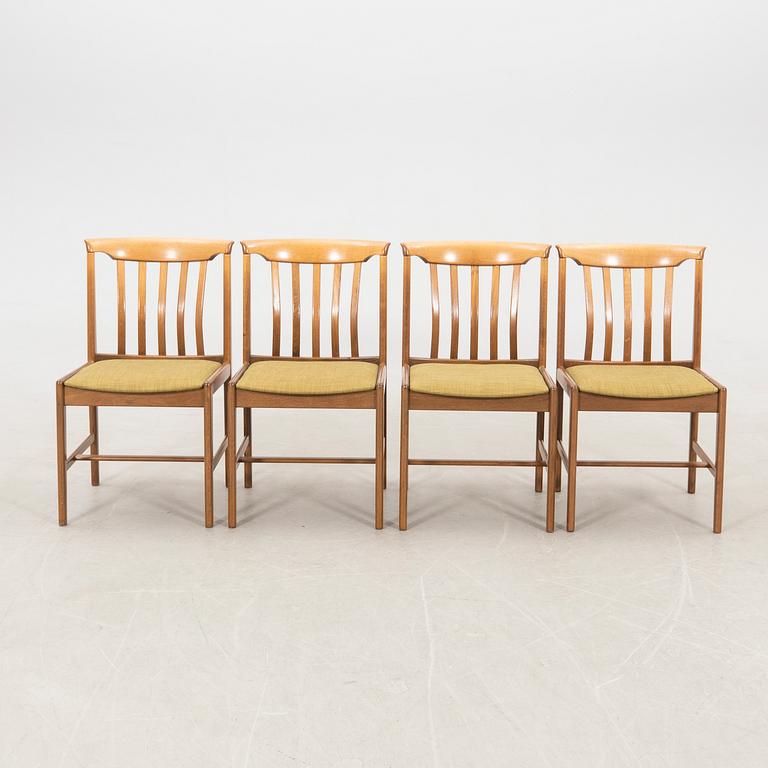 Chairs 4 pcs Skaraborgs Furniture Industry 1960s.