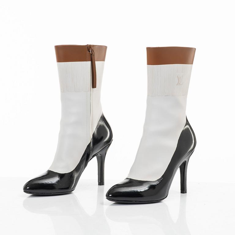 Louis Vuitton, ankle boots, "Illusion Ankle Boots" size 37.