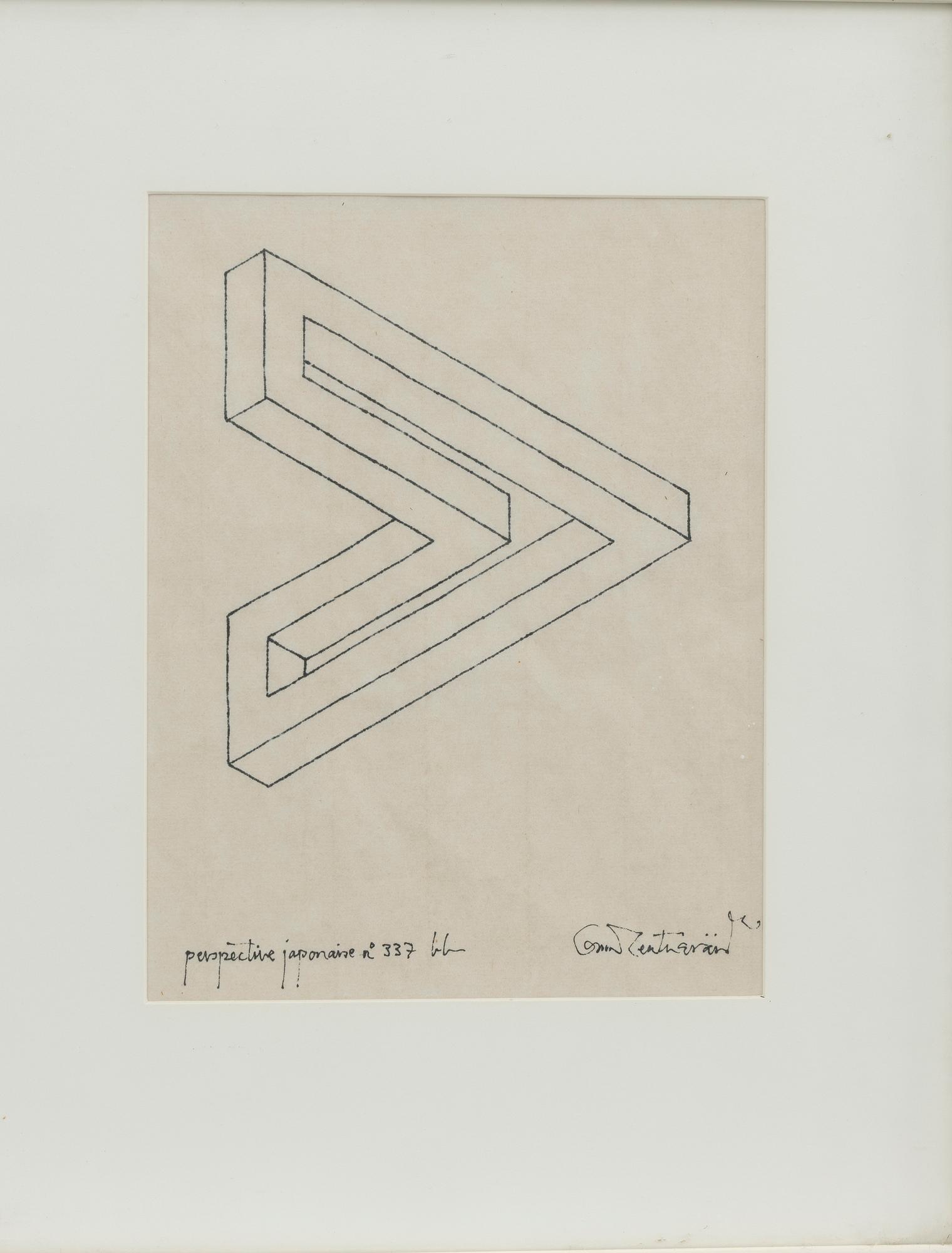 Oscar Reutersvärd, "Perspective japonaise no. 337".