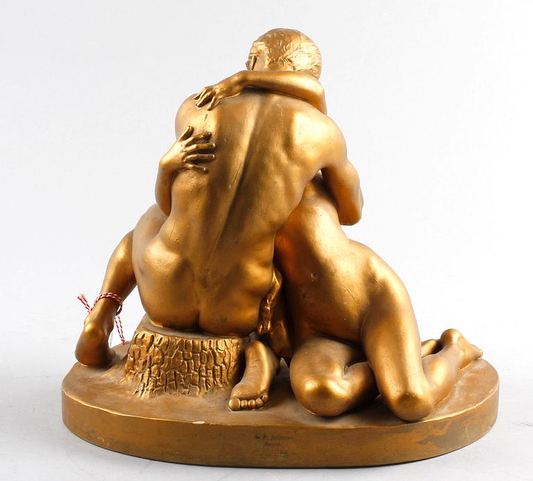 STEPHAN SINDING. Skulptur, keramik. L.P Jörgensen Eneret. Utförd 1889.