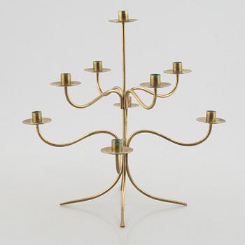 Josef Frank, a model 2454 brass candelabra, Firma Svenskt Tenn.