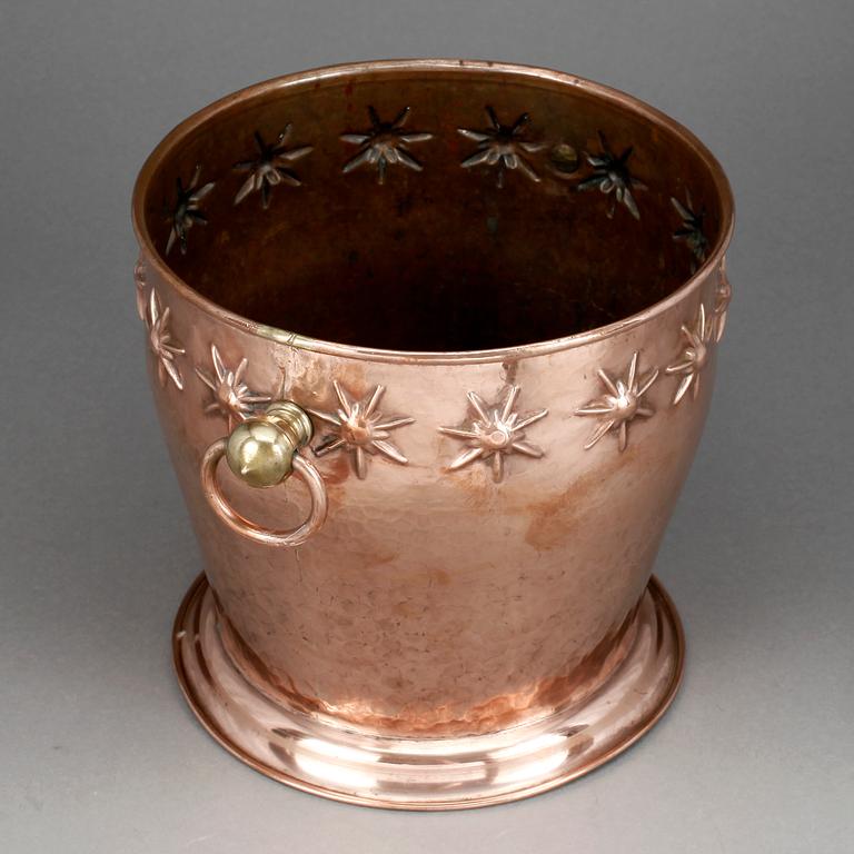 CHAMPAGNEKYLARE, koppar och mässing, 1900-talets första hälft.