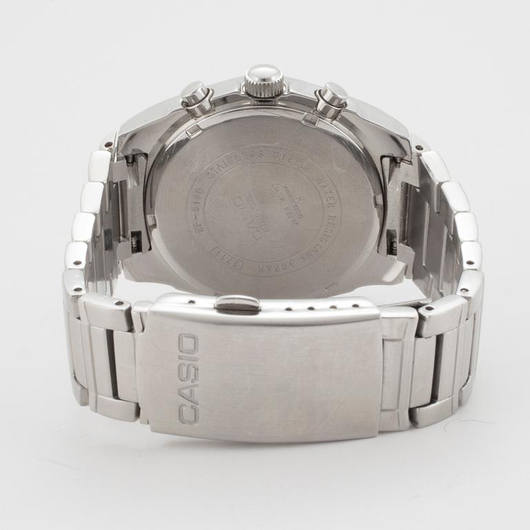 CASIO, Edifice, chronograph, wristwatch, 40 mm,