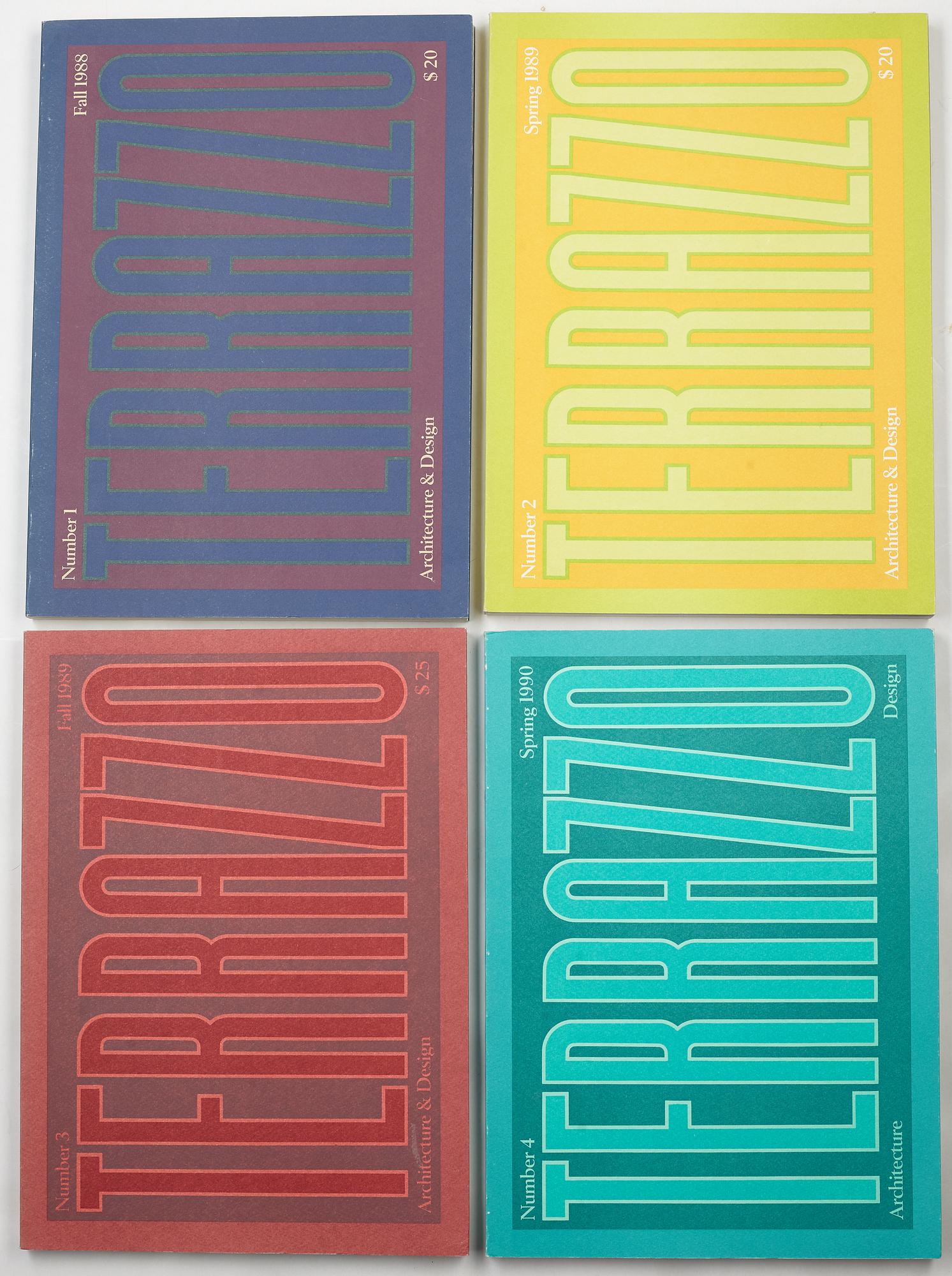 Terrazzo magazine, issues 1-10, 1988-1995. - Bukowskis