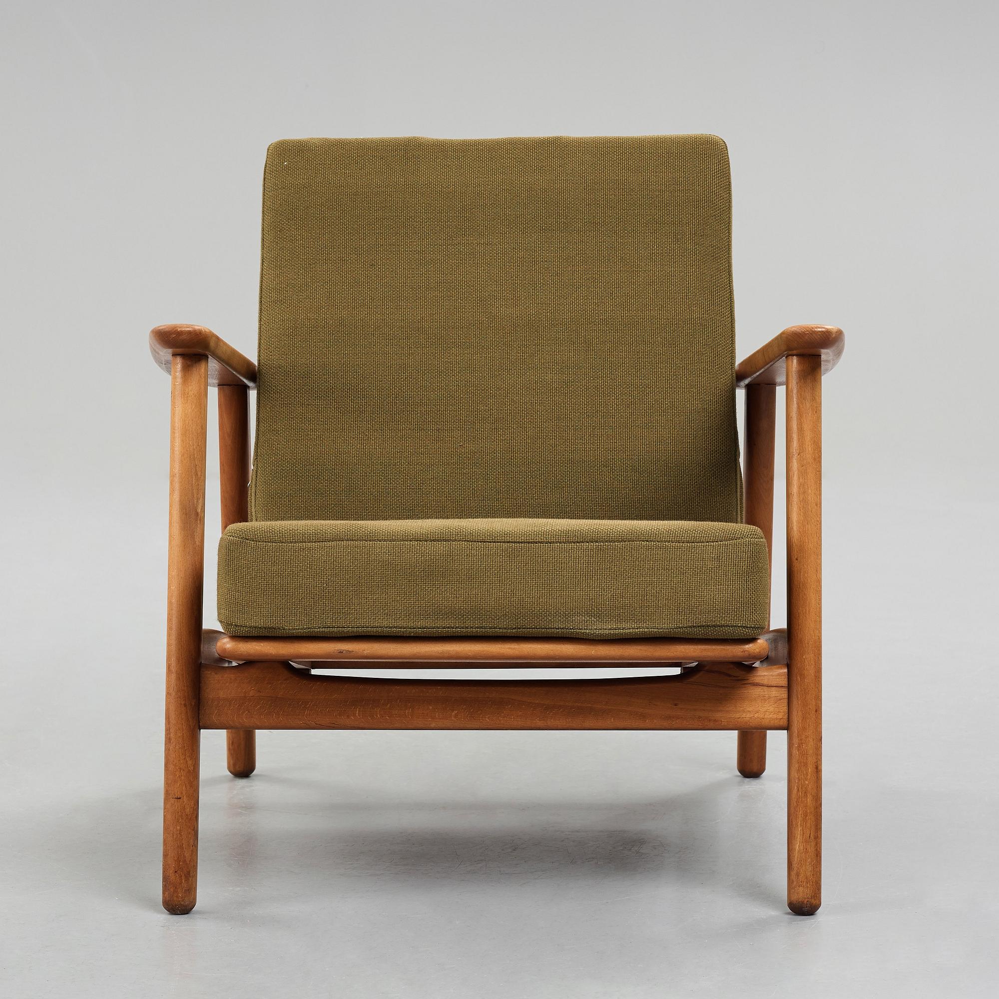 HANS J WEGNER, a "GE233" easy chair for Getama, Denmark 1960's.