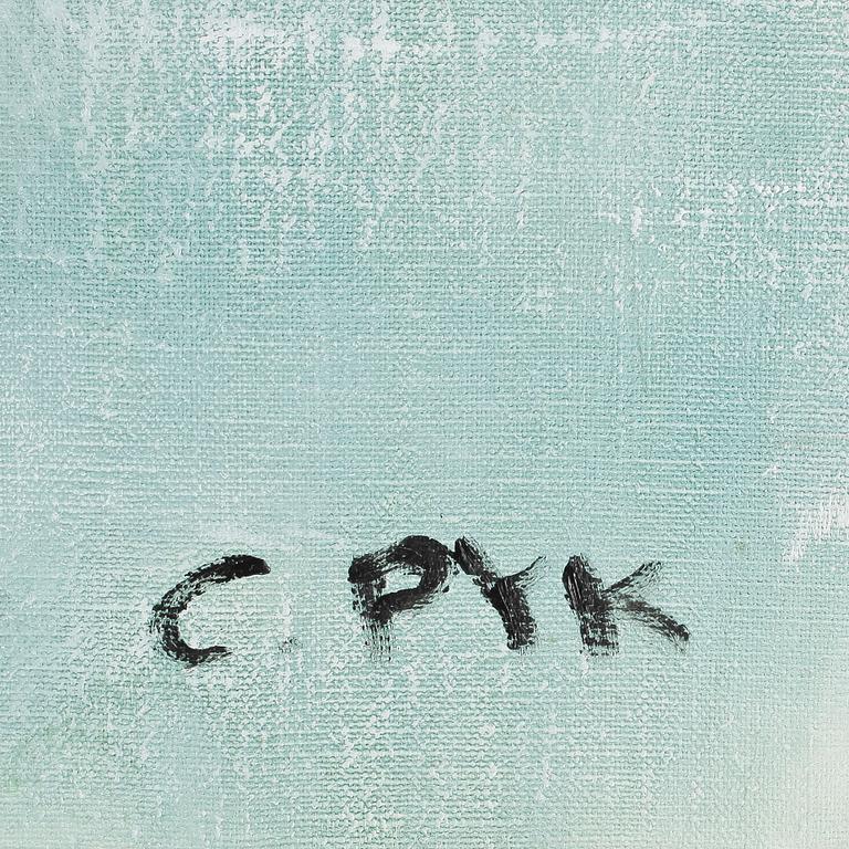 CAMILLA PYK, olja på duk, signerad.