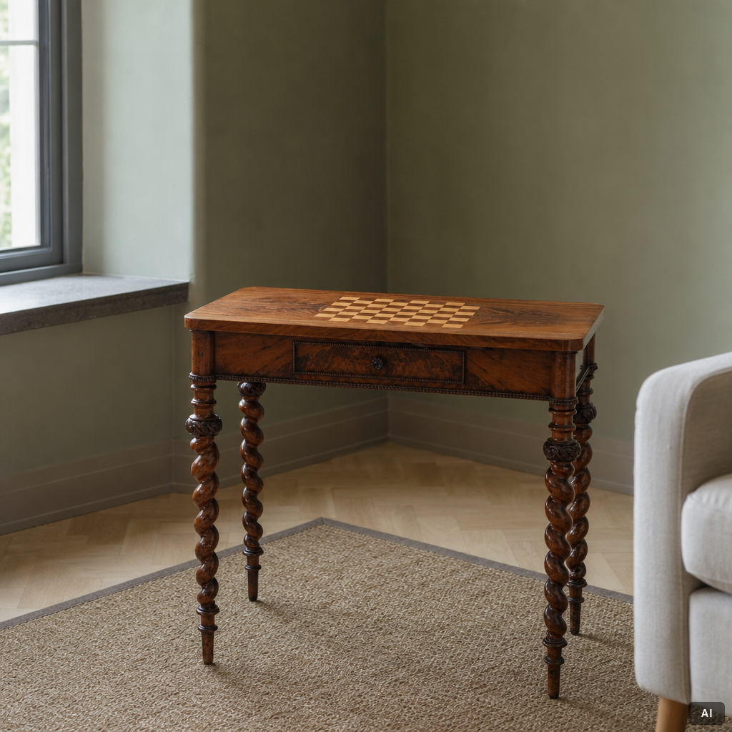 A game table, second half of the 19th century.