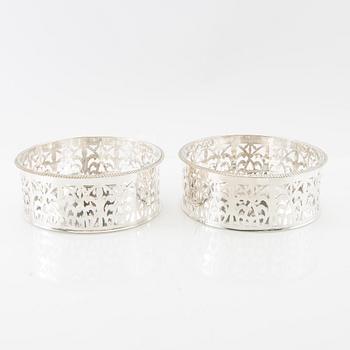 Coasters 13 pcs of silver plate early 20th century.