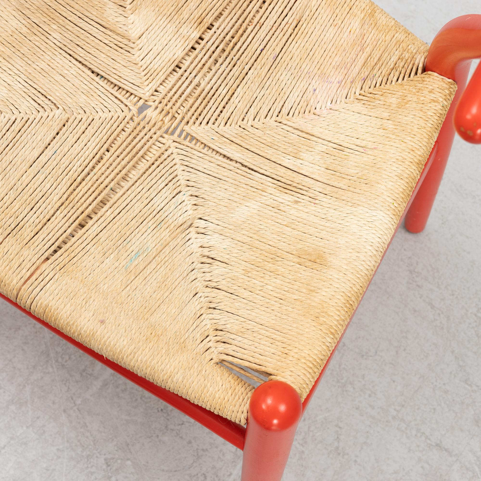 Hans J. Wegner, six model CH-24 chairs, Carl Hansen & Son, Denmark, end of the 20th century.