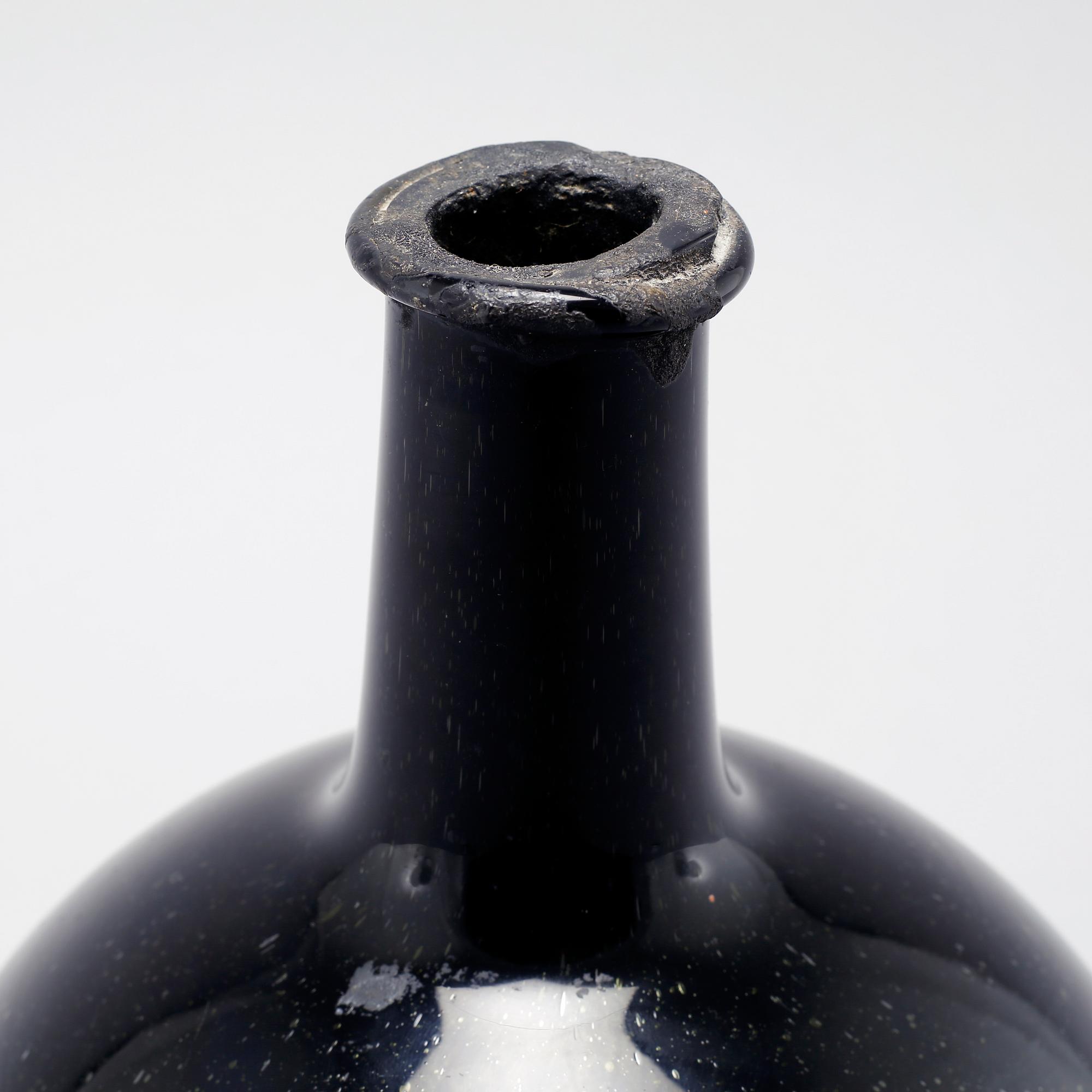 FLASKA, glas, 1700-tal.
