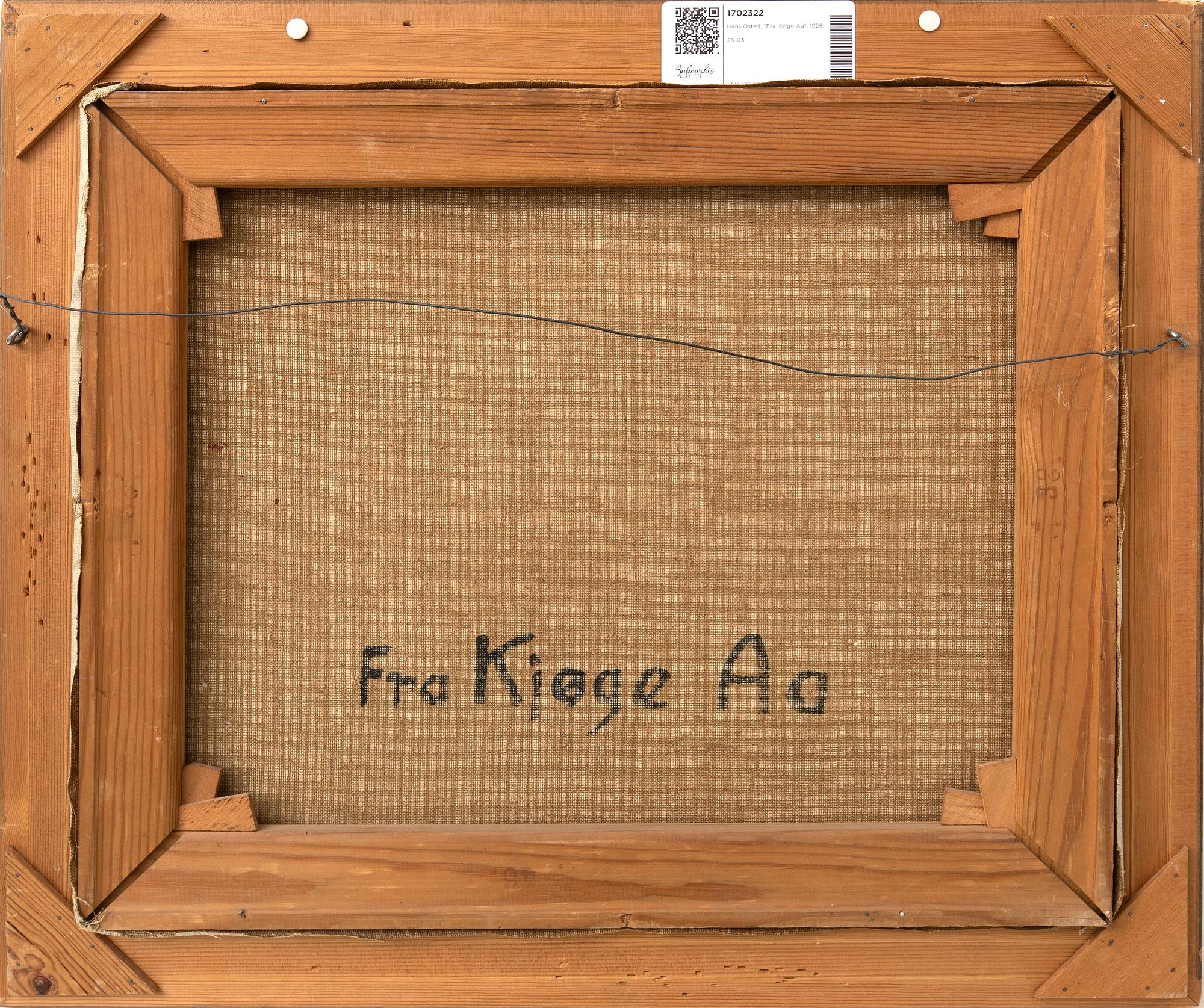 Hans Östed, "From Kiöge Aa", 1928.