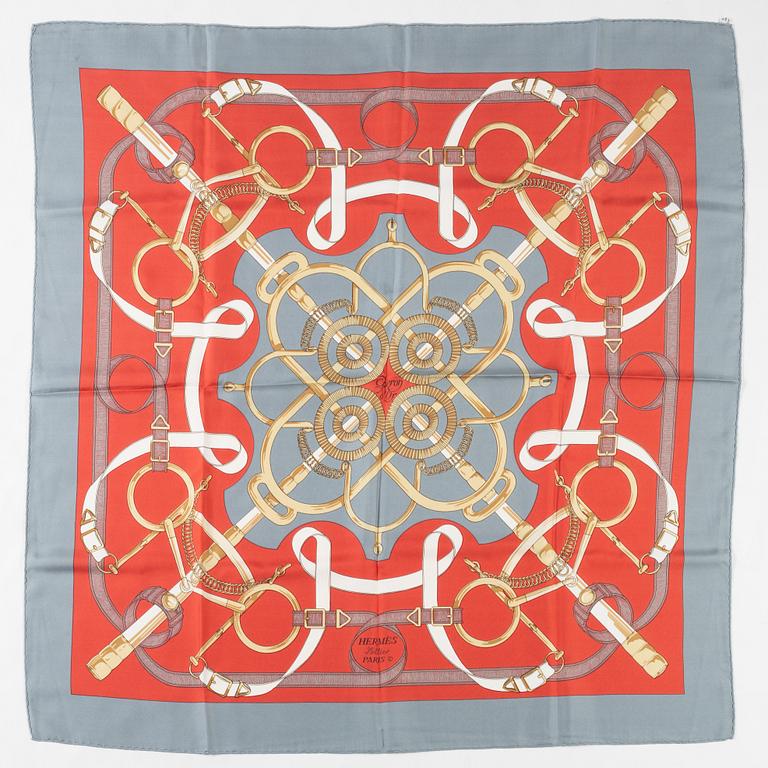 Hermès, scarf, "Eperon D'or".