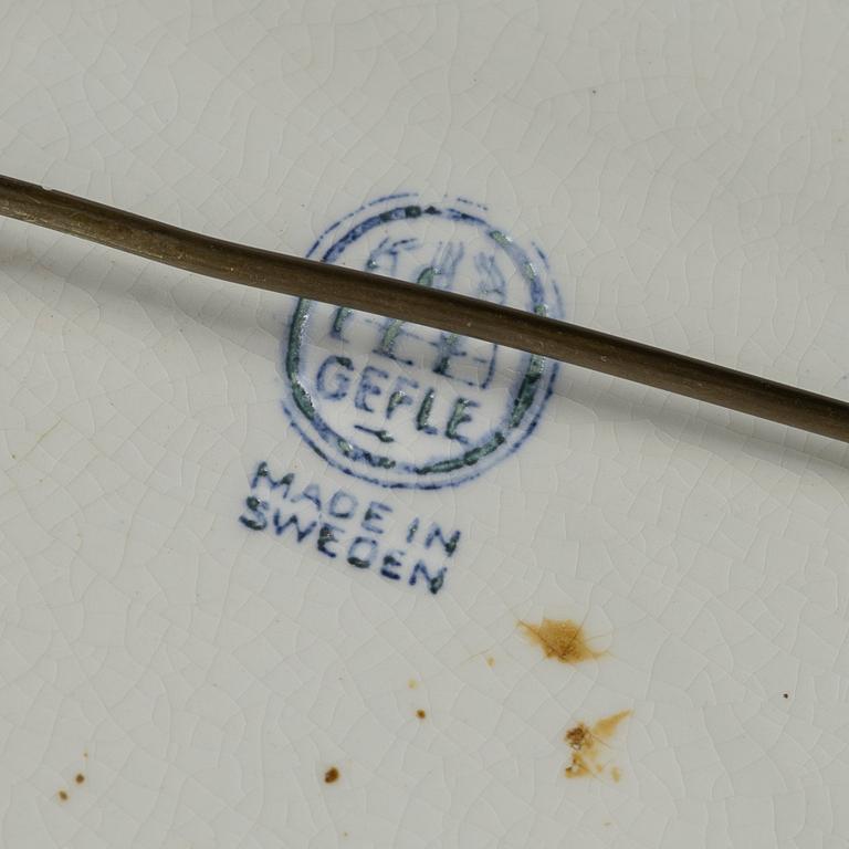 Arthur Percy, a tray, Gefle.