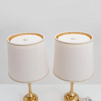 A 1960s/70s '24159' pair of table lamps for Valinte.